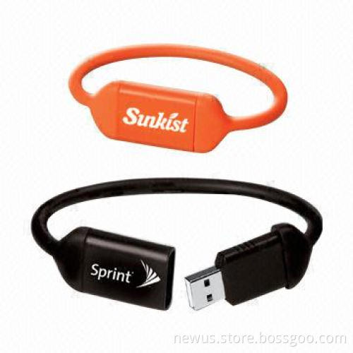 Bracelet USB Drive, Supports Plug-and-play Function, OEM and ODM Orders are Welcome